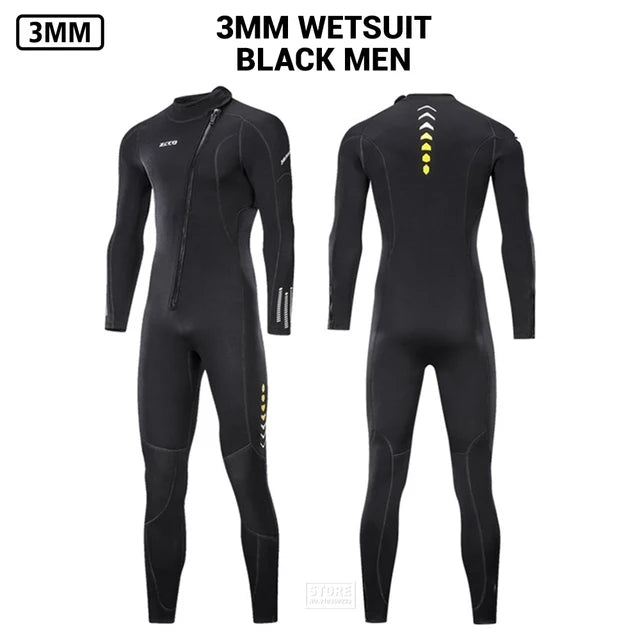 3MM Neoprene Wetsuit Men Surf Scuba Diving Suit Equipment Underwater Fishing Spearfishing Kitesurf Swimwear Wet Suit Equipment