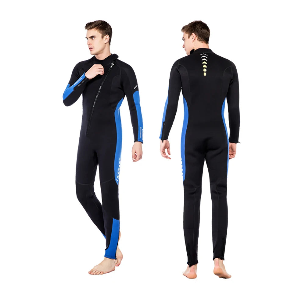 Women Men 3mm Neoprene Wetsuits Full Body Scuba Diving Suit  Snorkeling Surfing Swimming Long Sleeve Keep Warm Water Wetsuits