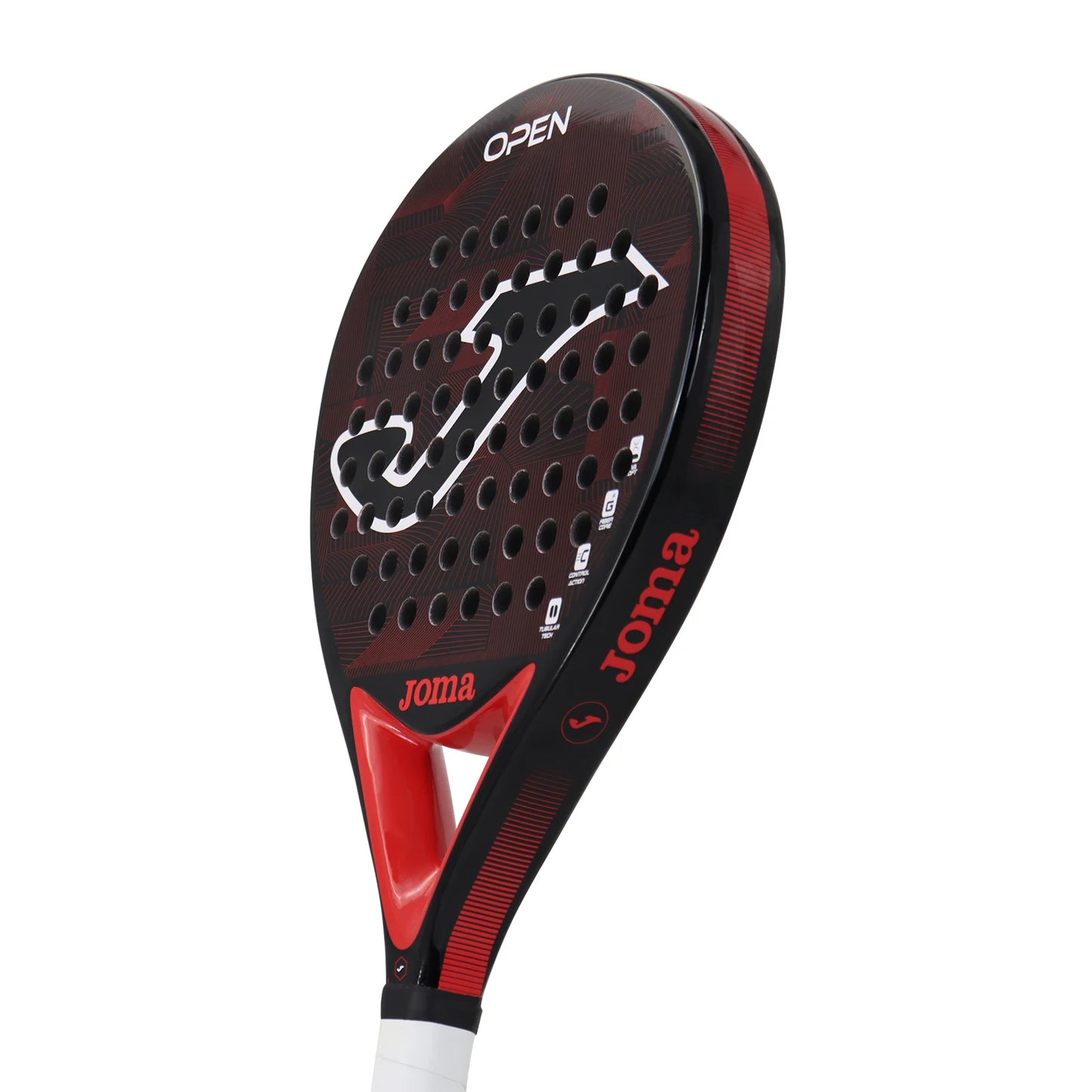 OPEN Padel Racket Tennis Paddle Rackets Carbon Fiber Soft EVA Unisex For Beginner Padel Racquet