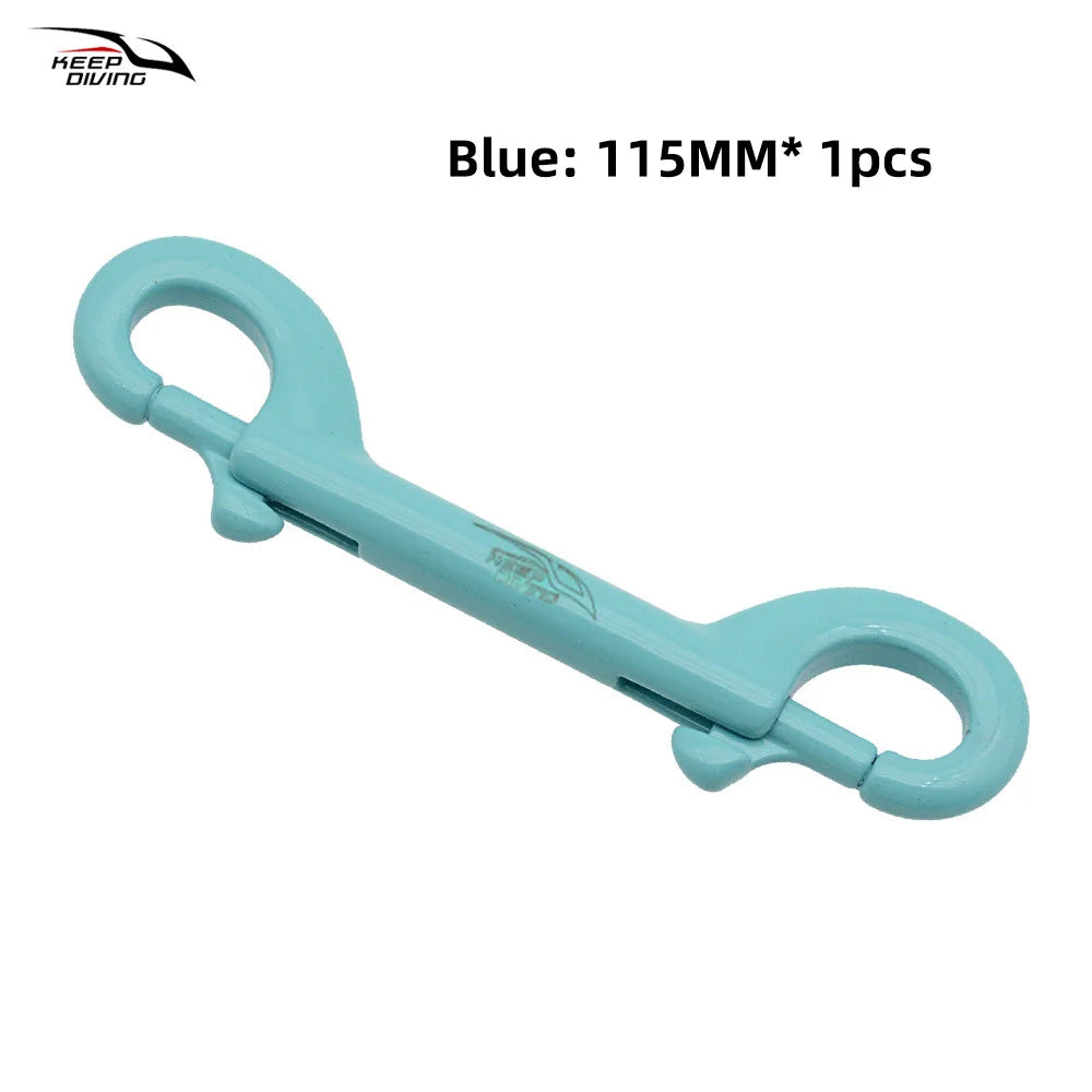 1 PCS KEEP DIVING 316 Stainless Steel Scuba Diving Double Ended Hook Accessory For Equipment BCD Chioce Snap Bolt kit Quick Draw