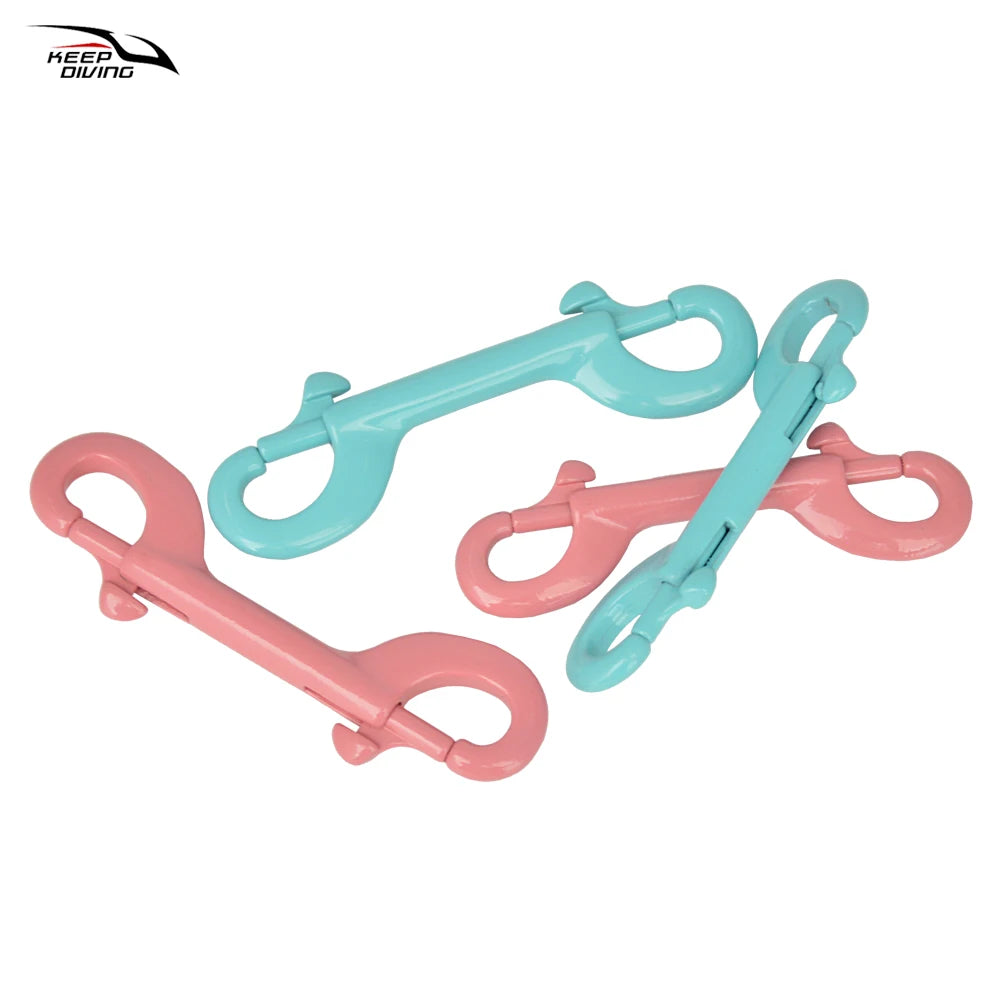 1 PCS KEEP DIVING 316 Stainless Steel Scuba Diving Double Ended Hook Accessory For Equipment BCD Chioce Snap Bolt kit Quick Draw
