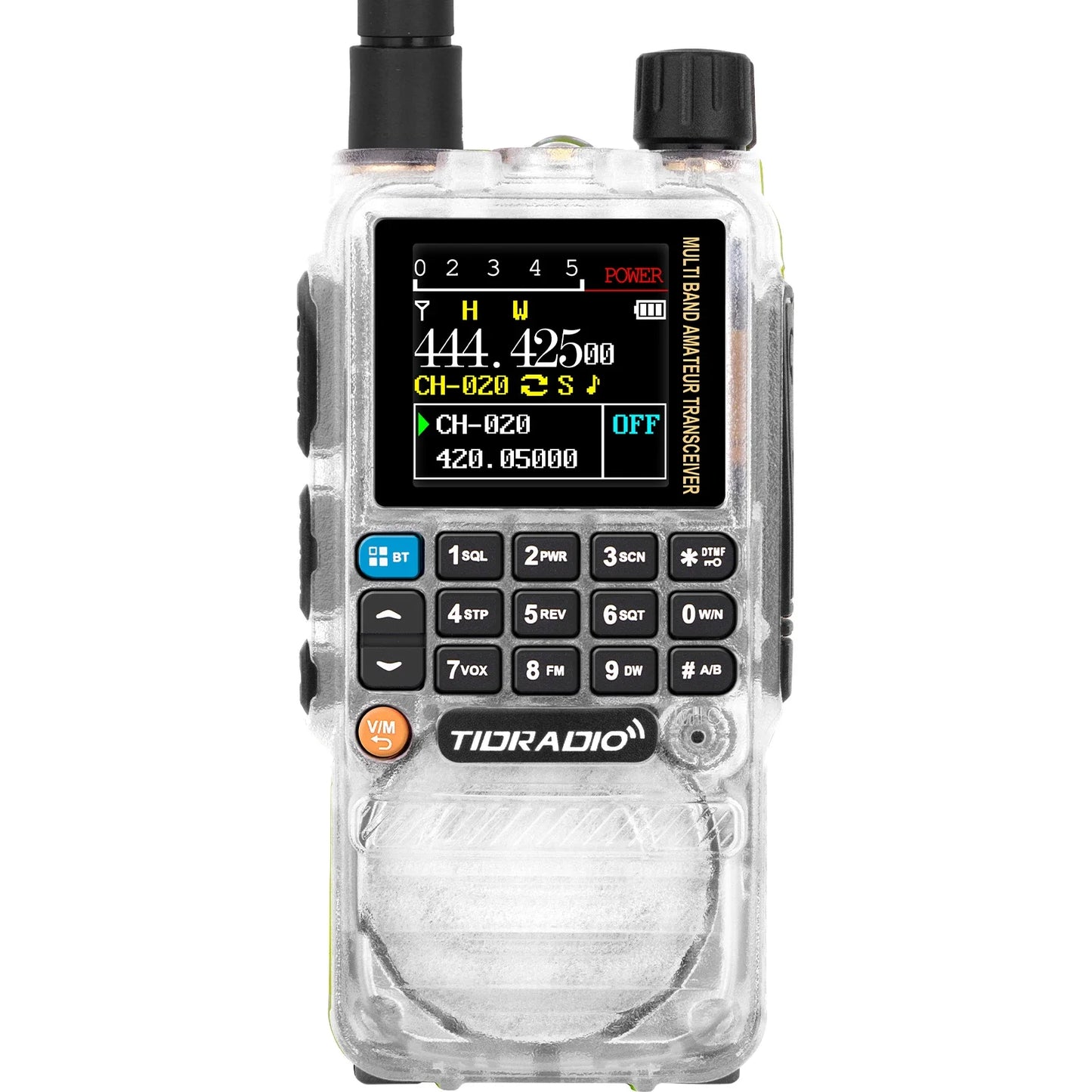 TIDRADIO H3 Long Range Walkie Talkie Phone APP Wireless Programming Air Band Ham Two Way Radio USB Type-C Programming &Charge