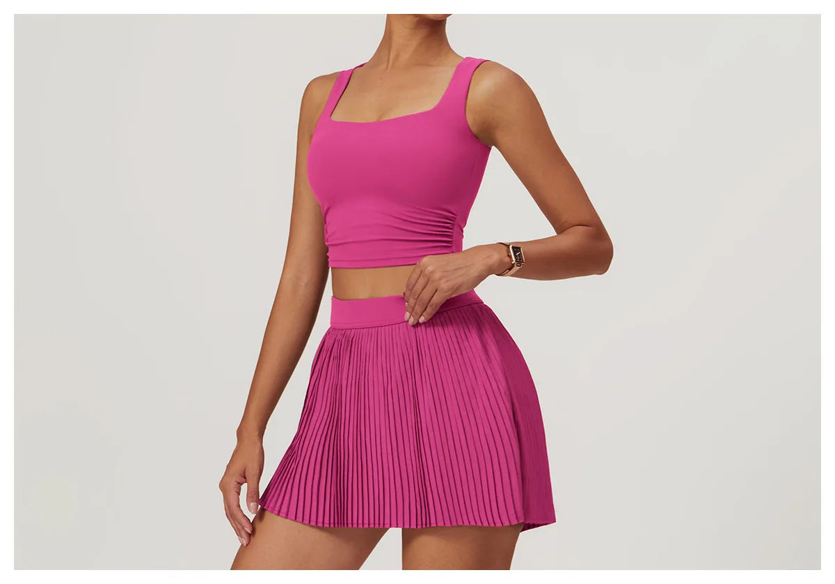 Breathable Sports Bra Anti-Sweat Fitness Top Women High Strength Yoga Bra Shockproof Crop Top Push Up Sport Bra Gym Workout Top