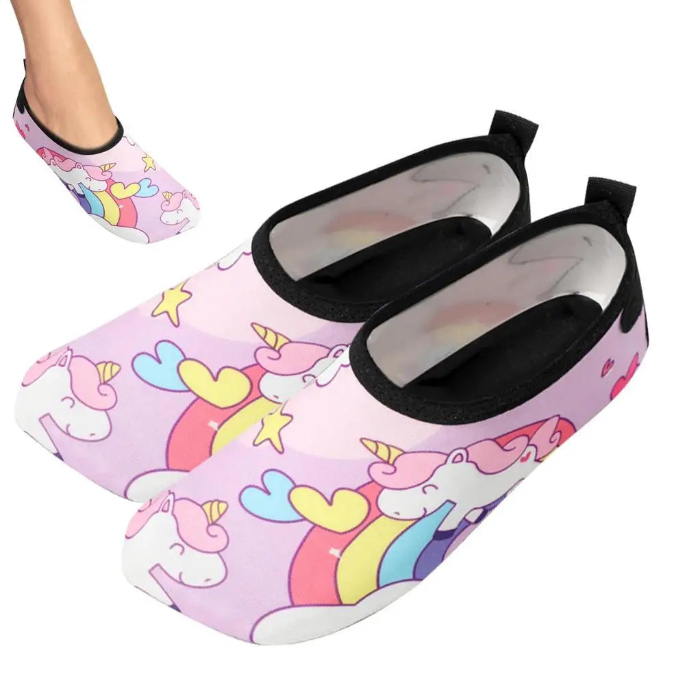 Quick Dry Summer Beach Shoes Non-Slip Diving Socks For Swimming Pool Surfing Snorkeling Water Sport Fins Flippers Adults Kids