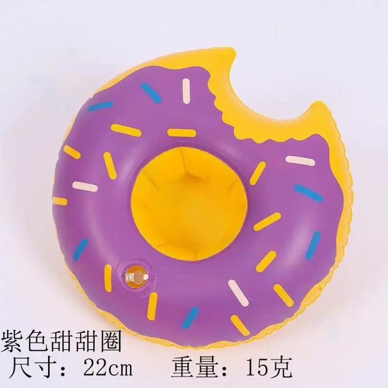 Inflatable Drink Holders Floating Toy Pool Party Bath drinking cup Seat Boat Kids Swimming Inflatable Float Water Fun Pool Toys