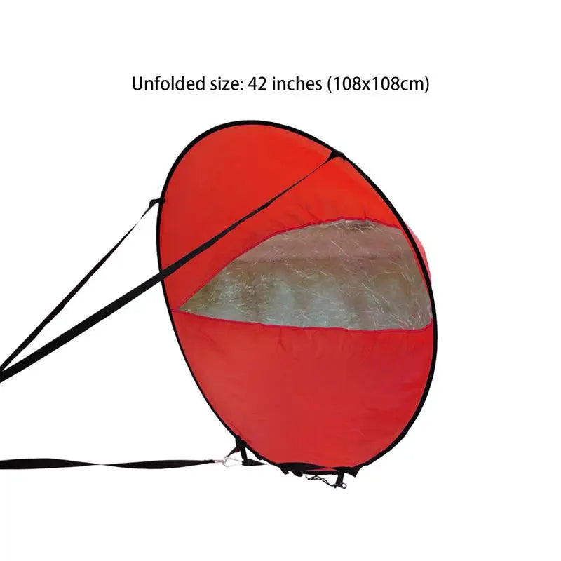 Wind Sail For Paddle Board Windsurfing Sails Paddleboard Kayak Sails With Clear Window Easy-to-Attach Paddle Board Shade Boating