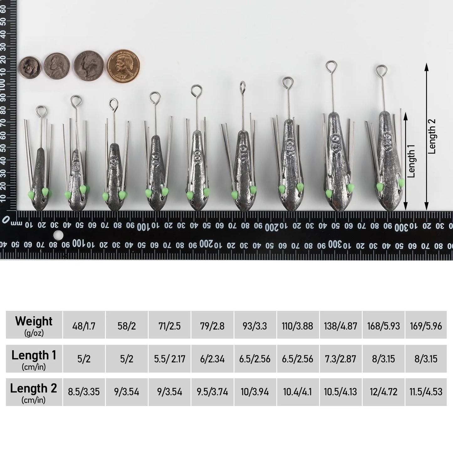 2pcs Sputnik Spider Sinker Saltwater Fishing Weights Sinker Luminous Long Casting Trolling Sea Surf Fishing Bass Tuna