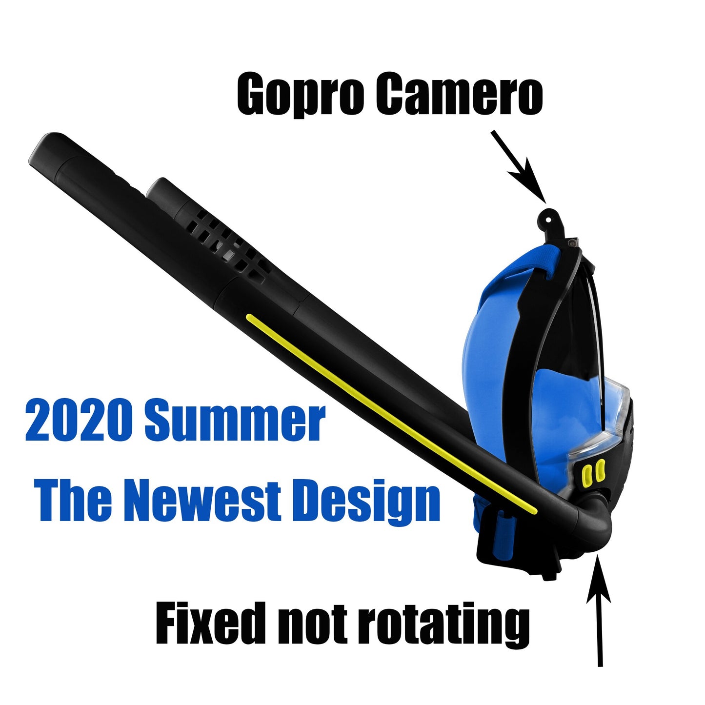 2022 Summer Newest Design Double Tube Scuba Diving Mask Full Face Snorkeling Mask Underwater Anti Fog Snorkeling Diving Set