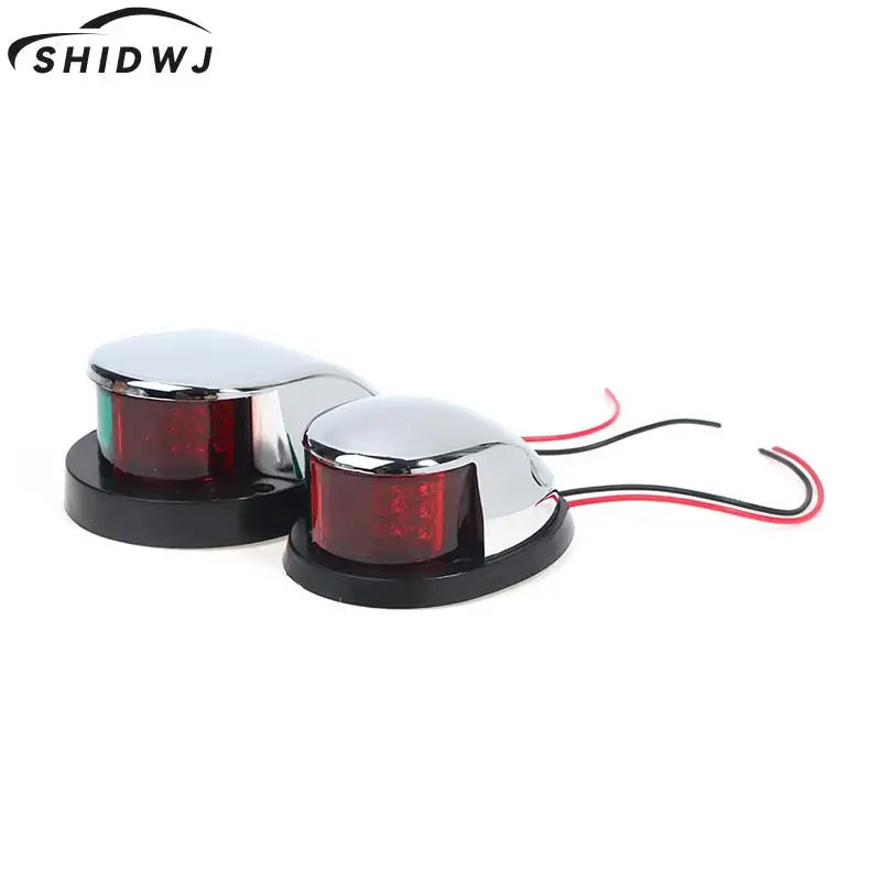Luzes vermelhas e verdes para barco, 12v, led, arco, navegação, luz vermelha, verde, sinal de vela, para marinho, barco, iate, luz de advertência