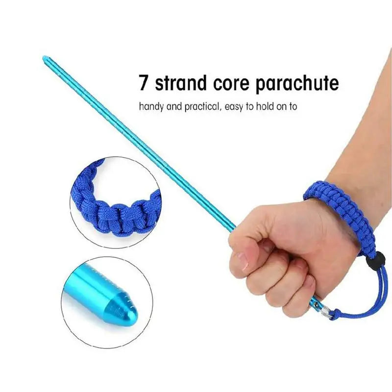 Diving Pointer Stick Water Diving Equipment With Braided Rope Underwater Diving Stick Aluminum Alloy Diving Stick For Underwater