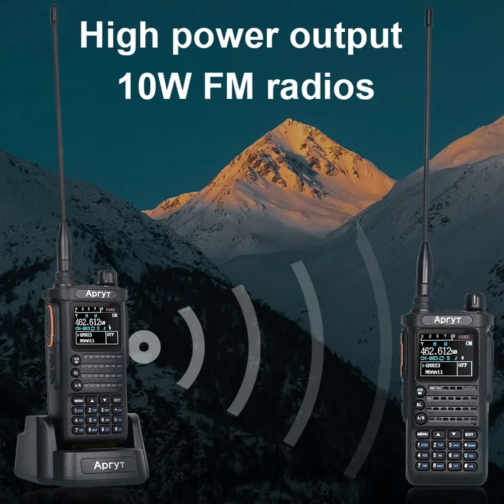 2PCS TIDRADIO 2nd Gen H8 Walkie Talkie Long Range Professional Radio Connection APP Wireless Programming Portable Radio GMRS