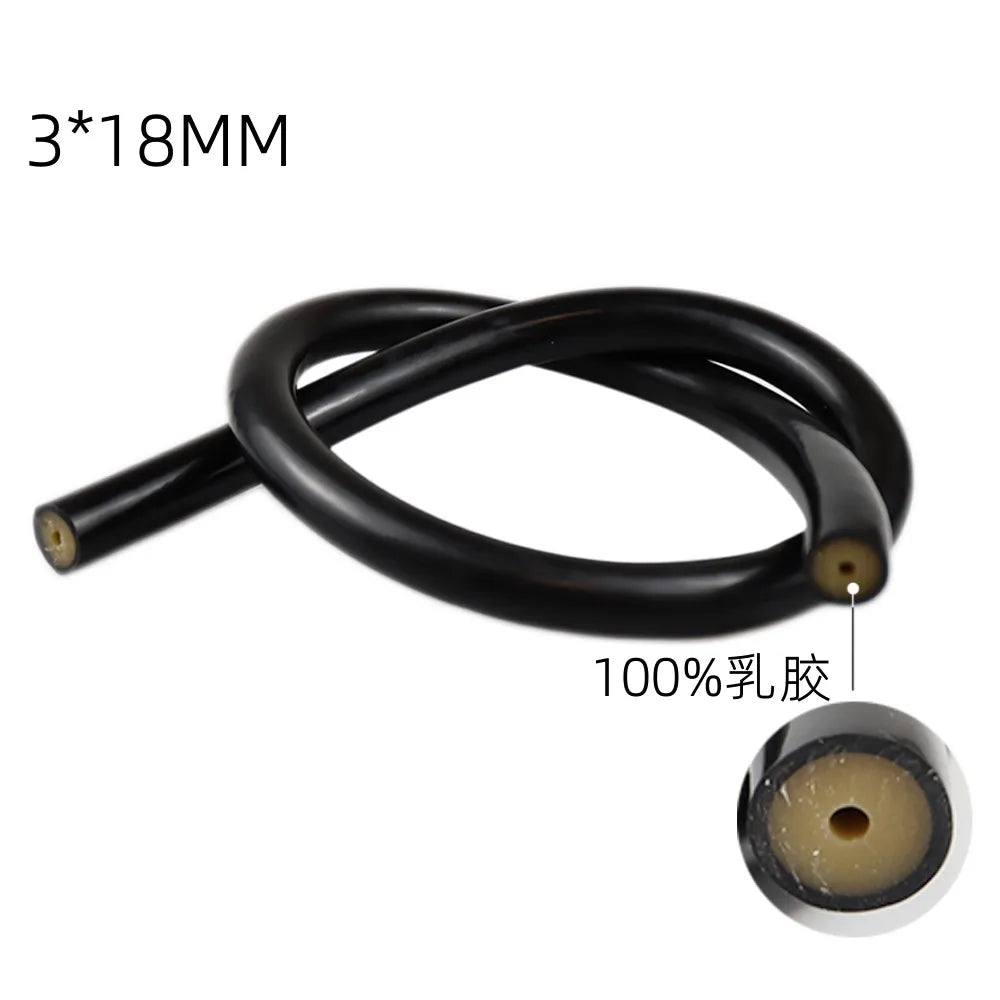 Hot Natural Latex Spearfishing Rubber 3x18mm Latex Tube Rubber Hose Harpoon Gun with Elastic Rubber Band for Spearfishing