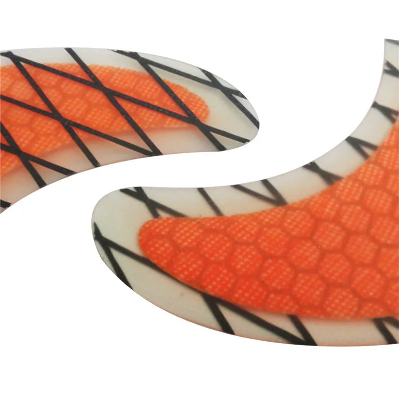UPSURF FCS Fins Twin Fins G5 2pcs Surfboard Fins M Carbon Fiber Surf Fins For Sup Double Tabs Fins Kitesurf Quilhas Paddle Board