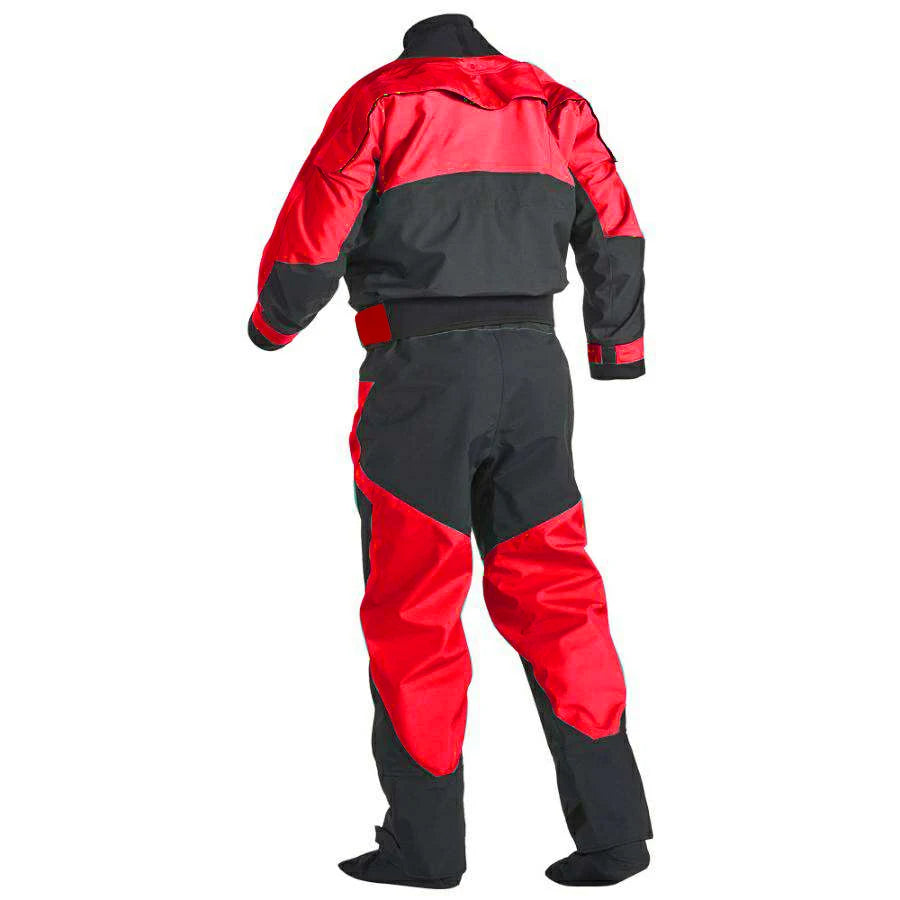 Men's Kayak Drysuit, 3-Layer Waterproof Fabric, Latex Gasket, Neoprene Thrust, Ocean River M42