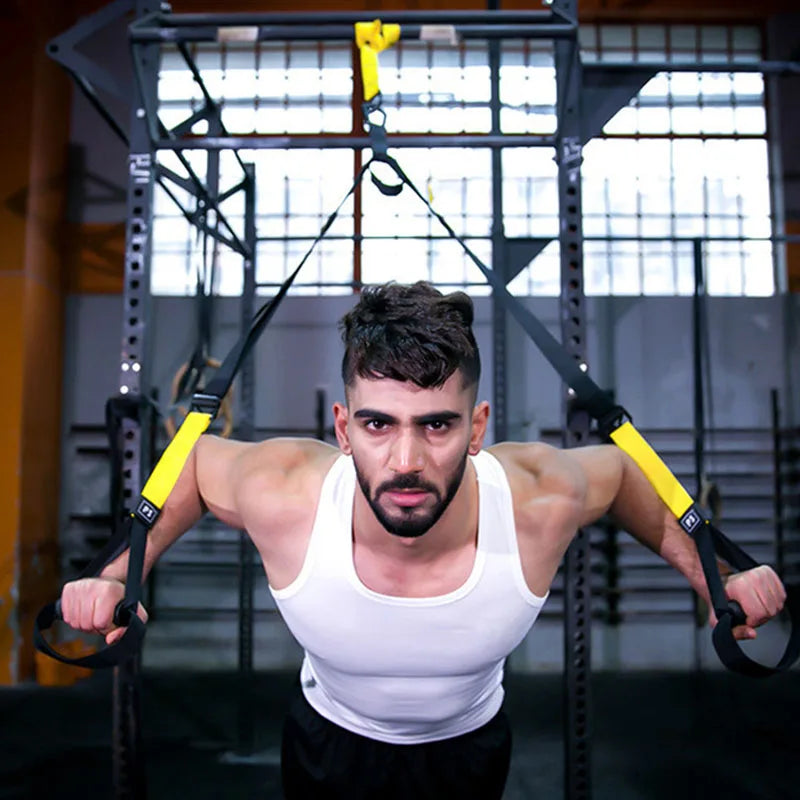 Home Use Hanging Training Band Yoga Fitness Band P3-trx Resistance Device Hanging Pulling Rope Fitness Suspension Exercise Belt