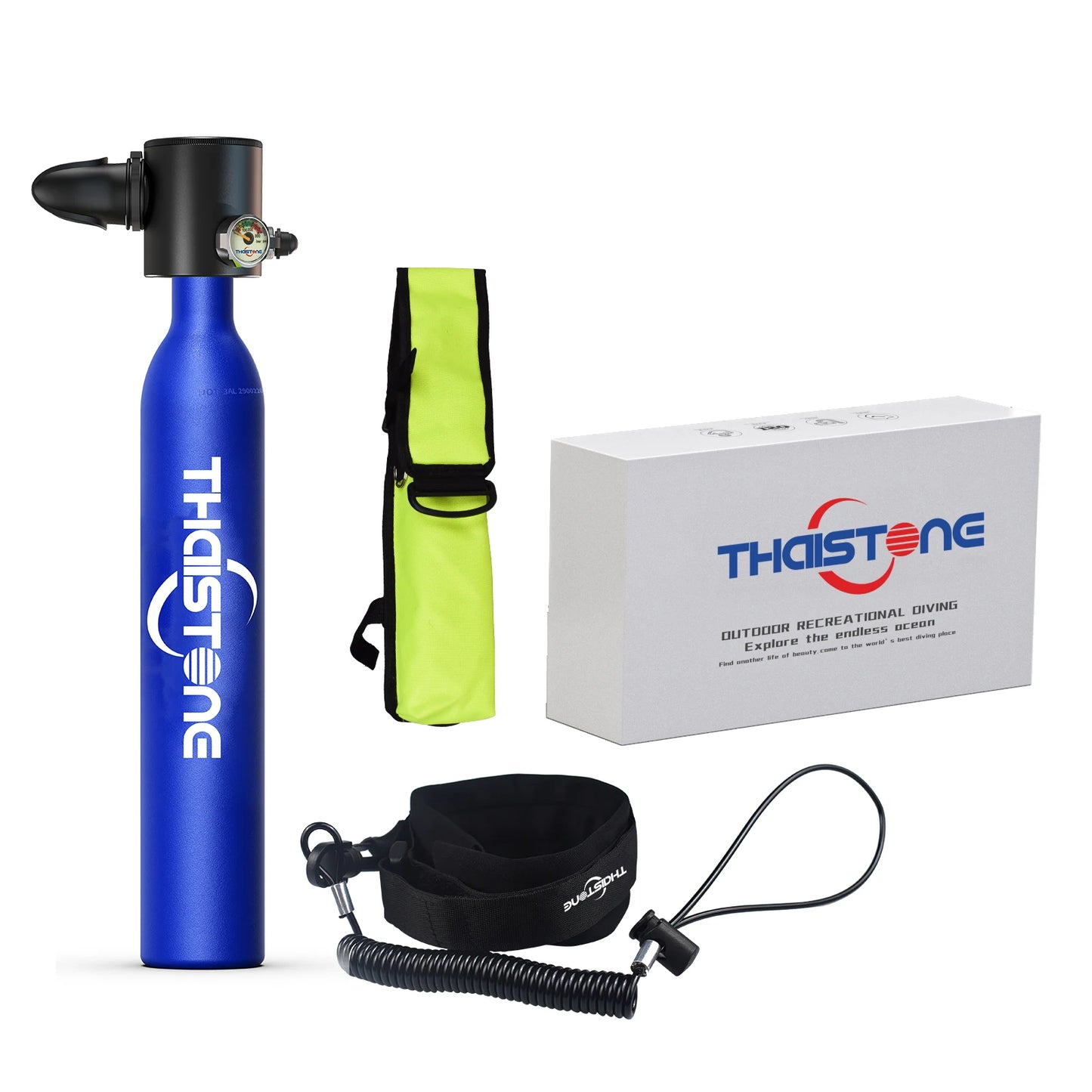 TAIITONEE-Mini Scuba Diving Oxygen Cylinder, 0.5L, 5-10 Minutes, Underwater Breathing Respirator