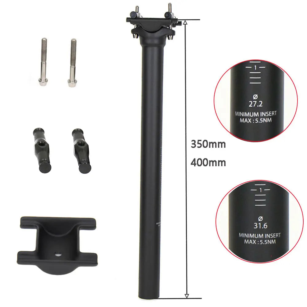 ELITA ONE Carbon Fiber Seat Post Road/Mtb Bike Seatpost 130g UD Matte 27.2/31.6*350/400 mm bicycle parts