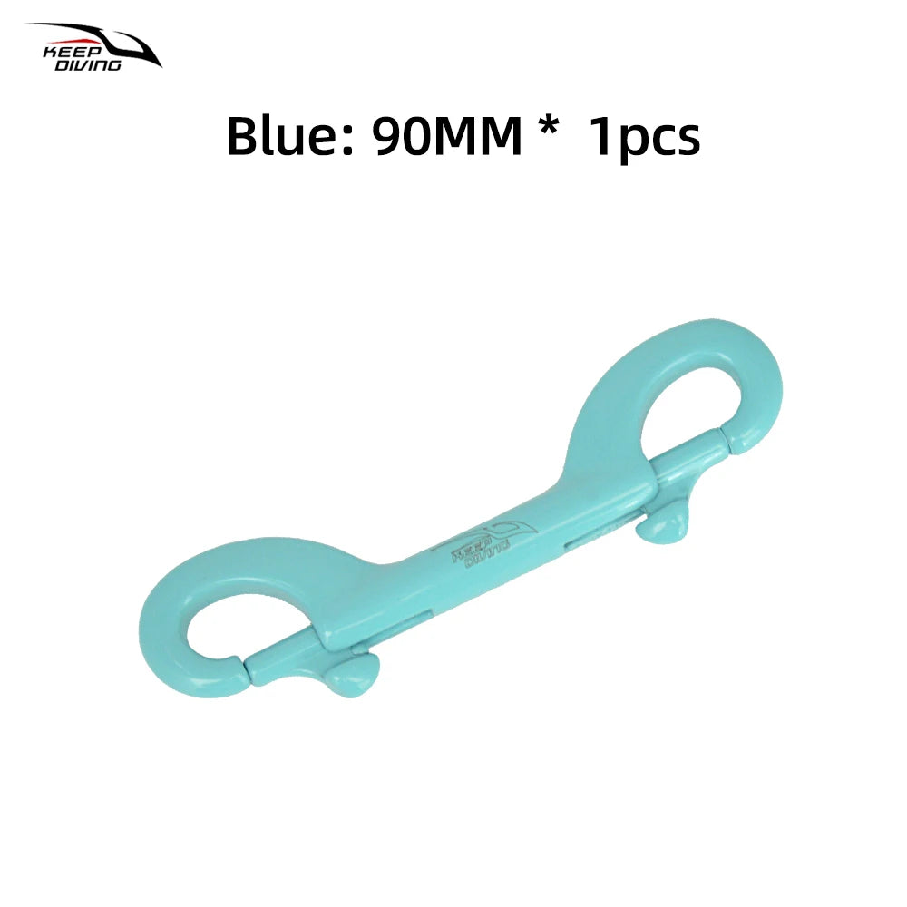 1 PCS KEEP DIVING 316 Stainless Steel Scuba Diving Double Ended Hook Accessory For Equipment BCD Chioce Snap Bolt kit Quick Draw