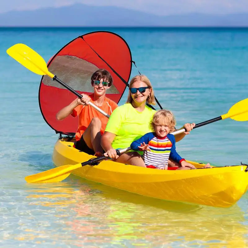 Wind Sail For Paddle Board Windsurfing Sails Paddleboard Kayak Sails With Clear Window Easy-to-Attach Paddle Board Shade Boating