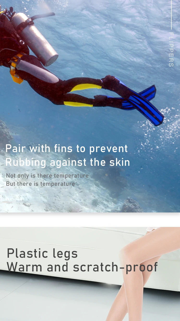 Scuba Free Diving Socks Neoprene 3mm Thickness Surfing Water Boots Beach Swimming Anti Slip Warm Shoes Good Elasticity Fin Socks