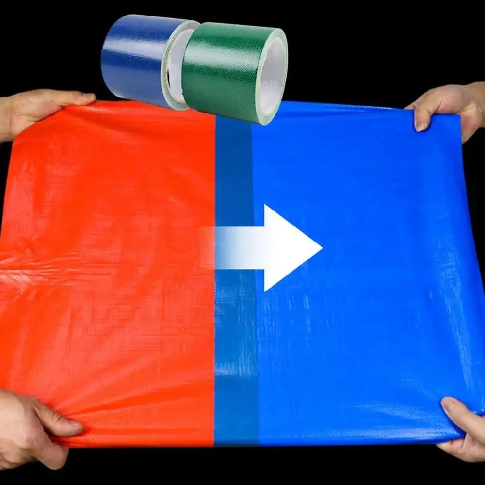 Tent Repair Canvas Awning Sail Kites Waterproof Adhesive Patches Tape Kit 3" X 16.4 Ft RV/Boat Covers Repair Tarpaulin Tape