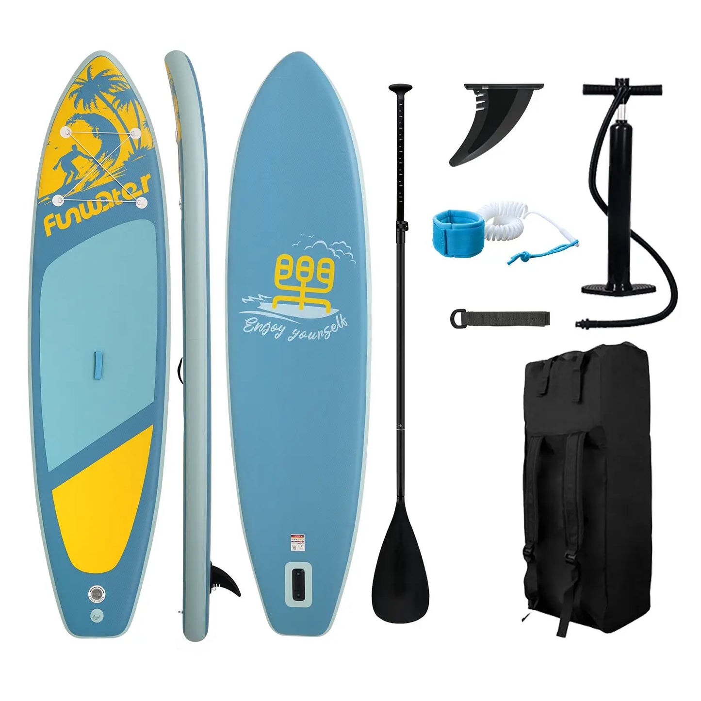FunWater Stand Up Paddling Board Inflable Paddle Board Non-Slip Water Sport Paddle Board Surf Sup Board