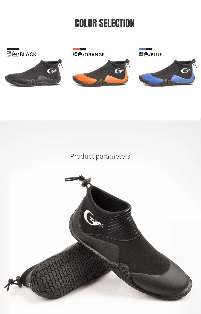 Adults Neoprene Scuba Snorkeling Water Sports Diving Shoes Waterproof Hunting Surfing Kayaking Drift WetSuit Athletic Swim Shoes