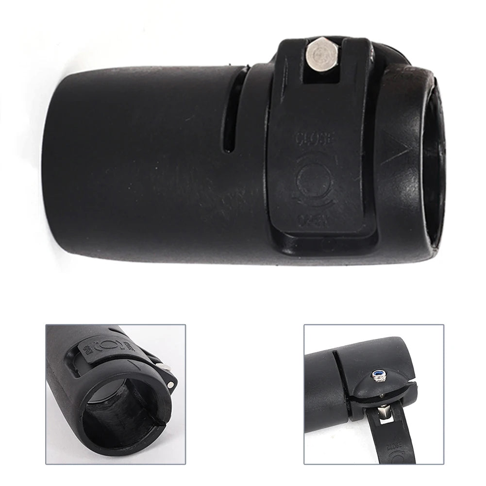 For Paddle Shaft SUPS Paddle Clamp Kayaking Outdoor Stainless Steel Water Sporting Weight 42g 6.9*2.9*2.6cm Black Canoeing