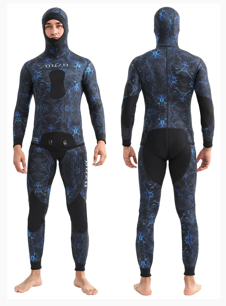 1.5MM Neoprene Wetsuit Men Camo WetSuits Keep Warm Surf Scuba Diving Suit Fishing Spearfishing Swimming Suit Kitesurf WetSuits