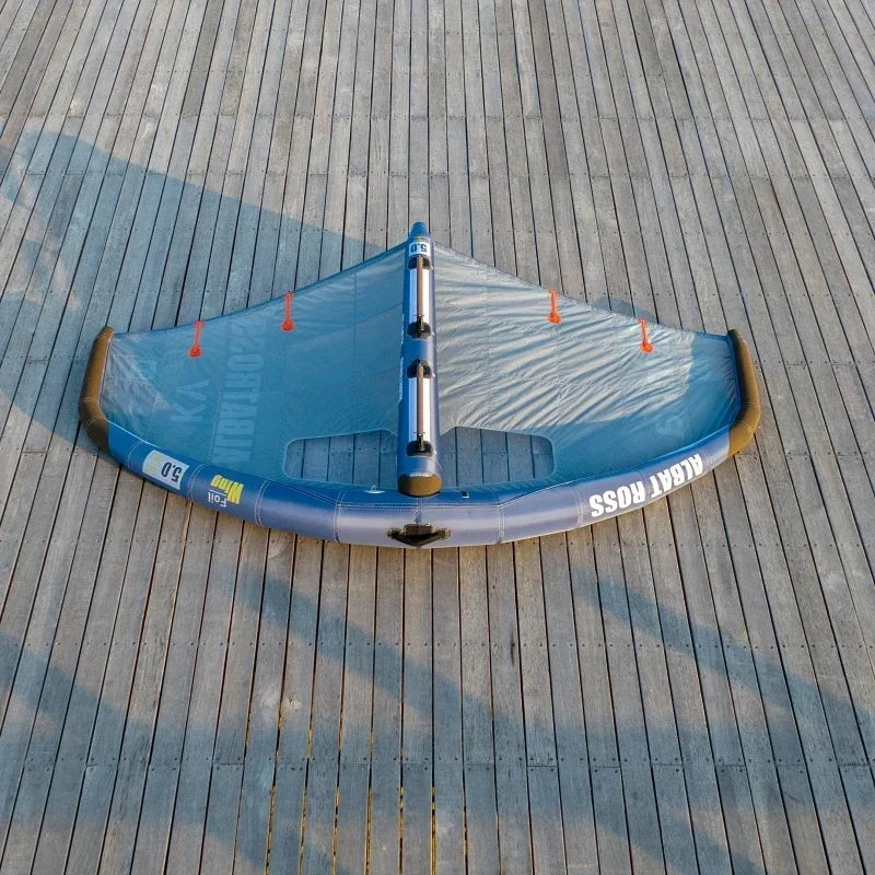 Inflatable Wingsurf Kite Fabric Wing Foil 5m Portable Surfboard Sup Board 5psi Accessories Outdoor Water Sports Equipment 2024