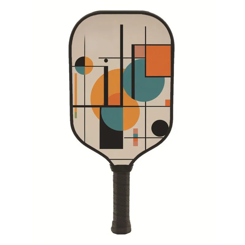 Cartoon Pattern Glassfiber Upgraded Version Pickleball Paddles Set 1 Rackets 1 Balls 1 Ball Bag Outdoor Sports Padelracket Set