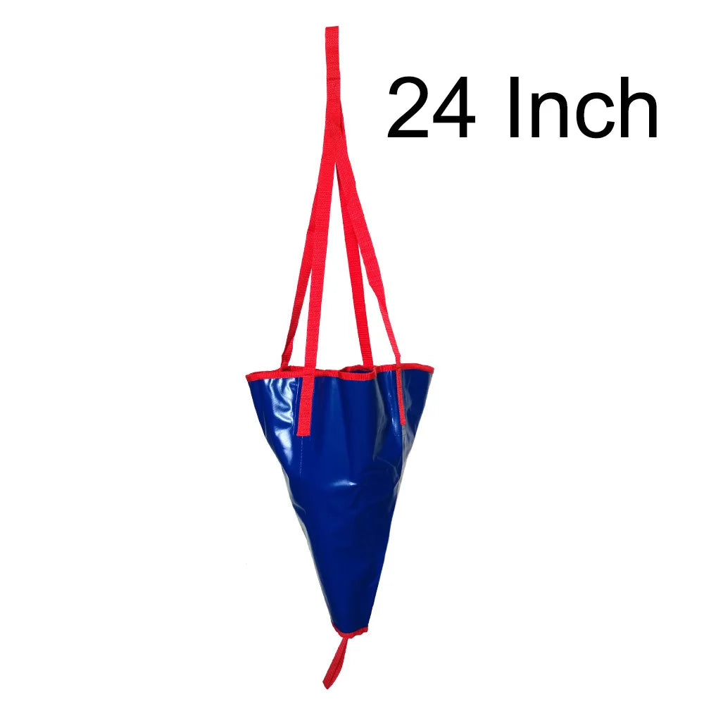 24/18 inch Kayak Canoe Boat Yacht PVC Sea Anchor Drogue Drifting Brake Suit Fising Inflatable Boat Accessories