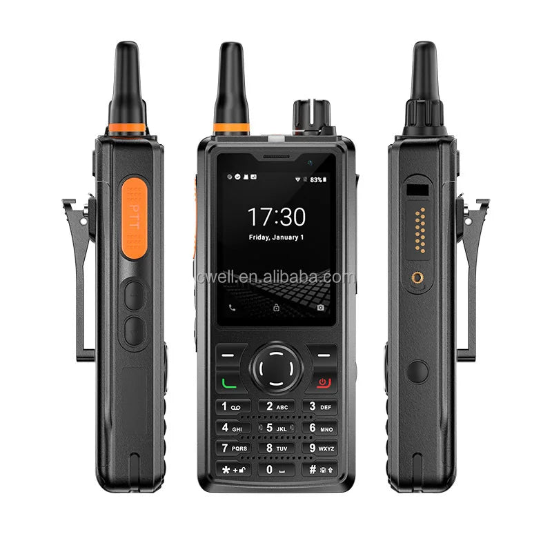 UNIWA F41 Walkie Talkie 4600mAh Battery Android 9.0 4G POC SOS RealPTT MT6739 Quad Core Long-lasting WiFi Speaker Communication