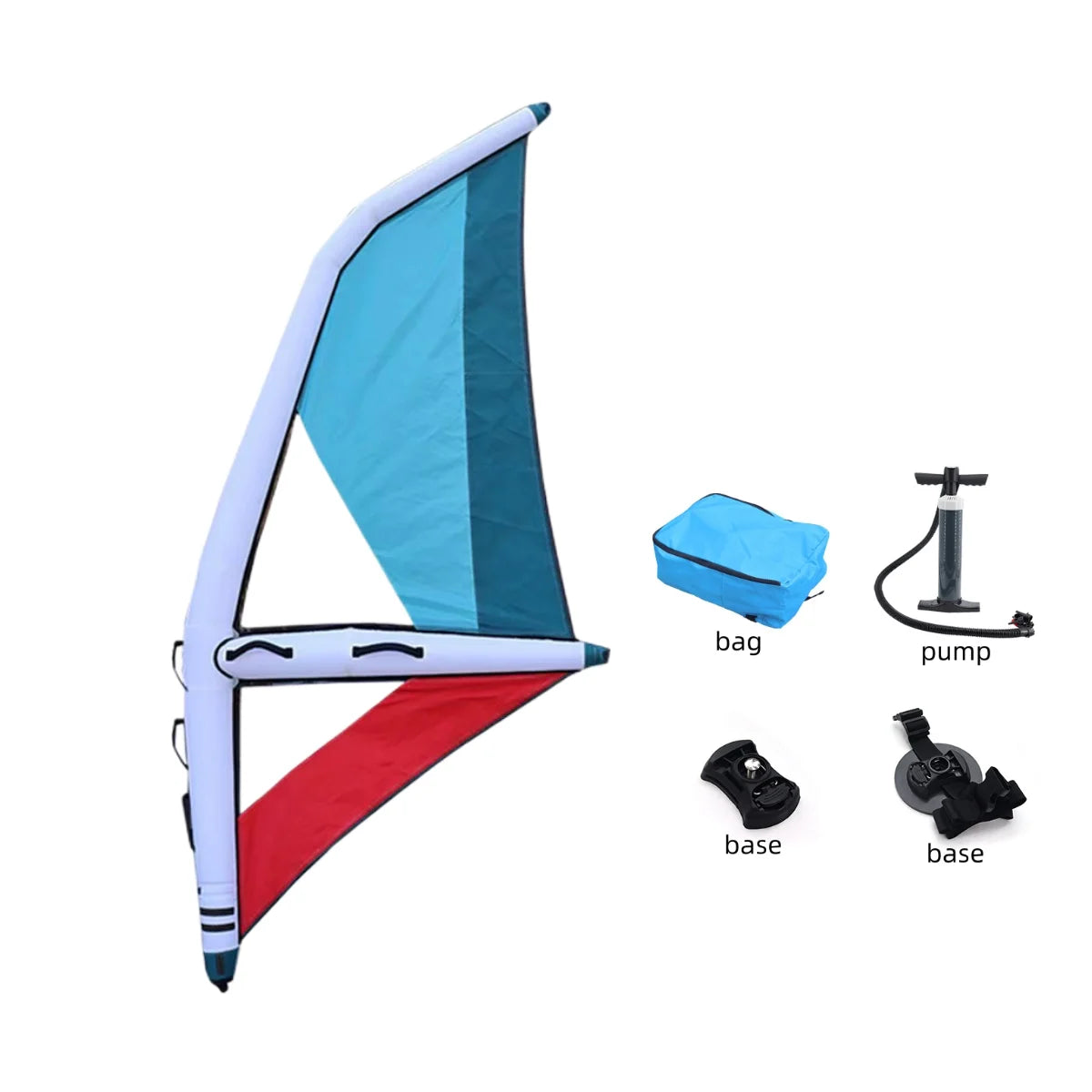 【Hot】Inflatable Windsurf Sail & Surfboard Wing Paddle Board, Kitesurfing Wind Surfing Water Sports Gear