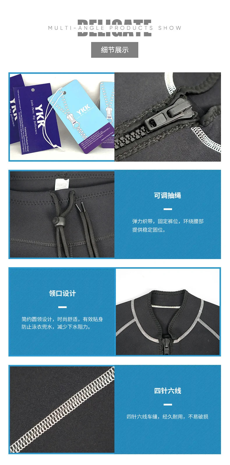 Men Women Wetsuit Surf Suit 3mm Neopreno Pant Top Wetsuit Female Kitesurf Scuba Diving Suit Winter Swimwear Rash Guard Swimsuits