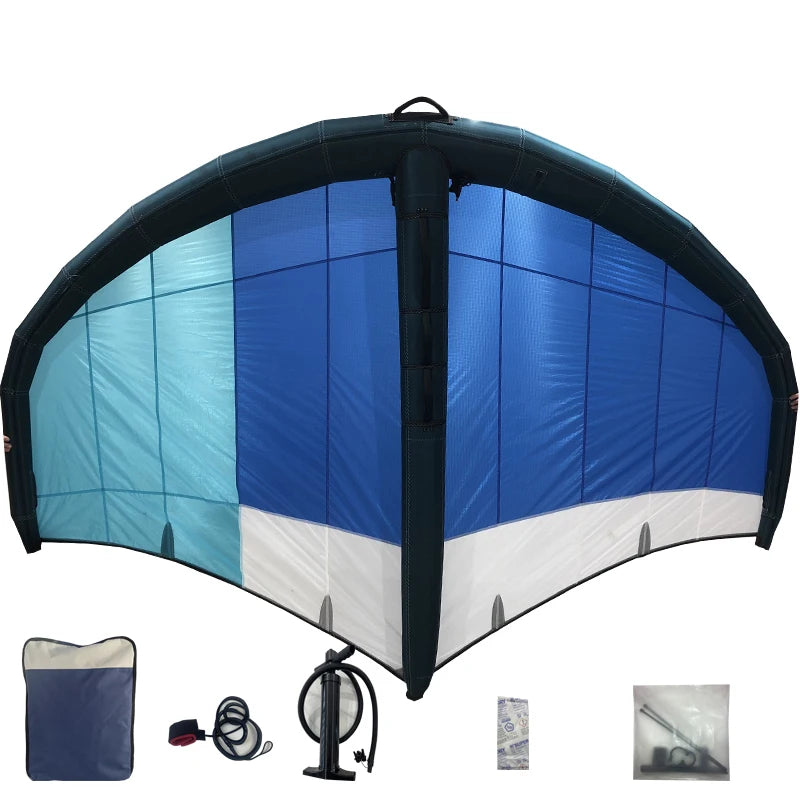Foil Wing Kite Handheld Inflatable Wing Foil Kitesurfing Wingsurfer Kite for Snow Surfing Ski Surfing