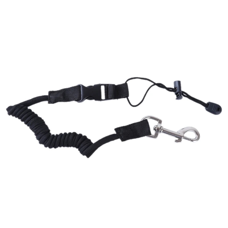 Elastic Kayak Canoe Paddle Leash Surfboard Surfing Rope Safety Leash Rowing Boats Lanyard Fishing Rod Kayak Accessories