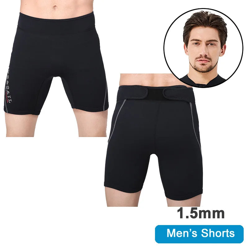 Long Diving Suit for Scuba Diving, Wet Suit, Sleeveless, Front Zip, Swimming, Surfing, Swimming, Sport Farmer John Style, 1.5mm,