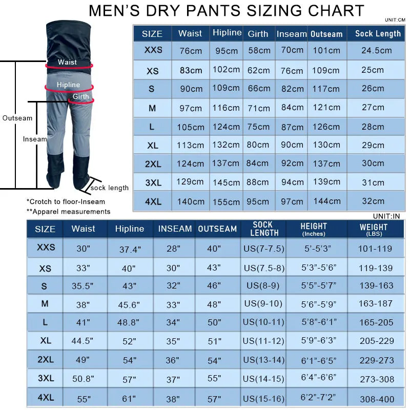 Drysuit Separate Dry Cag Trousers Combo Flexibility Waterproof Spray Jacket for paddling Canoeing Boating Trouring Winter Spring
