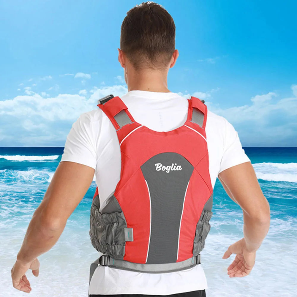 New Adult Aquatic Sports Lifejacket Drifting Fishing Swimming Buoyancy Vest Multifunctional Kayak Surfing Motorboat Lifejacket