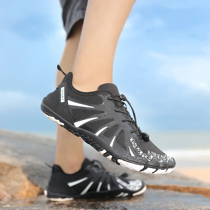 Men's Water Shoes Rubber Soles Nonslip Breathable Fast Drying Shoes Leisure Climbing Beach Swimming Shoes 2024 New