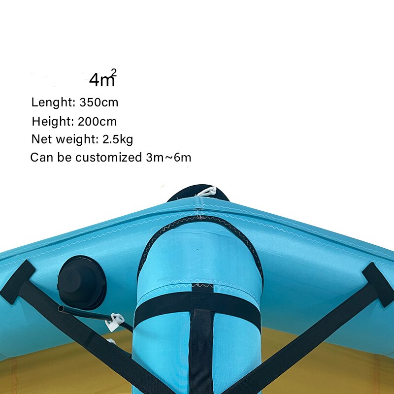 Handheld Inflatable Kitesurf SUP Surfing Board Wing Foil Sail Windsurf Wingsurf 3M 4M 5M 6M