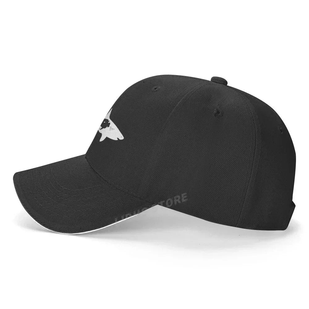 Shark Diver Scuba Diving Dive Baseball Caps Adjustable Fashion Casual Outdoor Style Dive Shark Hats