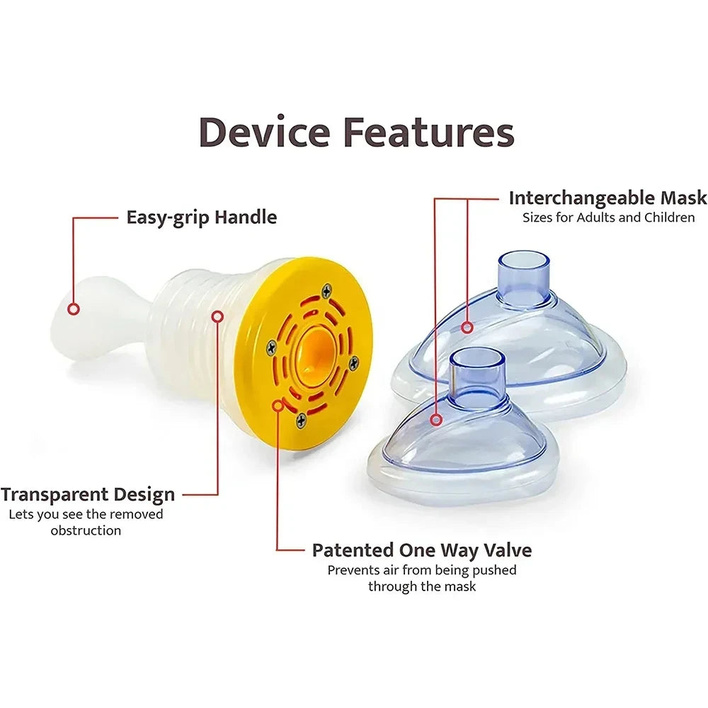 4PCS/3PCS First Aid Kit Anti Suffocation Choking Emergency Device To Use Breathing Trainers Choking Combo Kits Portabl
