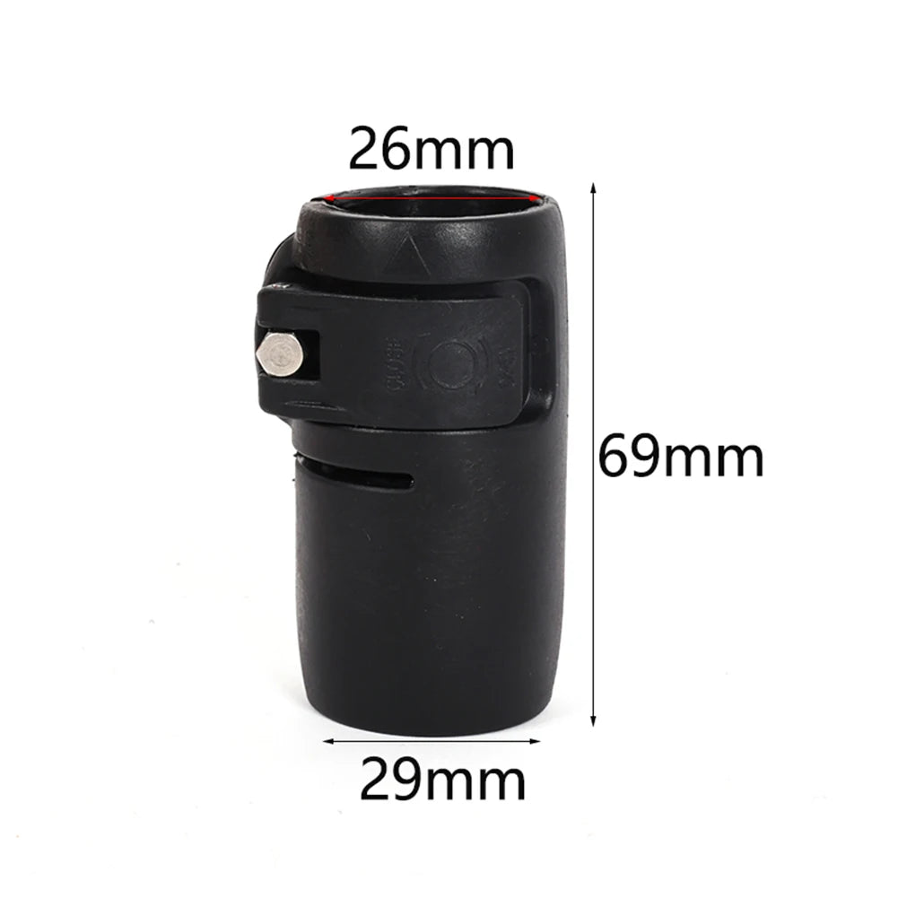 For Paddle Shaft SUPS Paddle Clamp Kayaking Outdoor Stainless Steel Water Sporting Weight 42g 6.9*2.9*2.6cm Black Canoeing