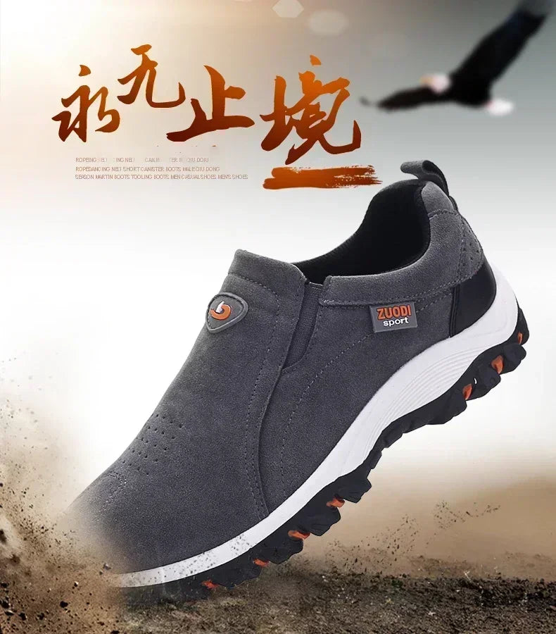 2024 New Outdoor Lightweight Men's Casual Sports Slip-on Walking Shoes Hot Selling Men's Loafers Breathable Flat Shoes for Men