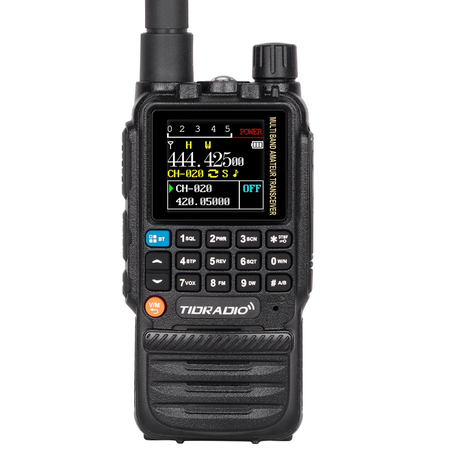 TIDRADIO H3 Professional Walkie Talkie Phone Dual PTT Air Band Long Range Radio APP USB Type-C Cable Programming HAM GMRS