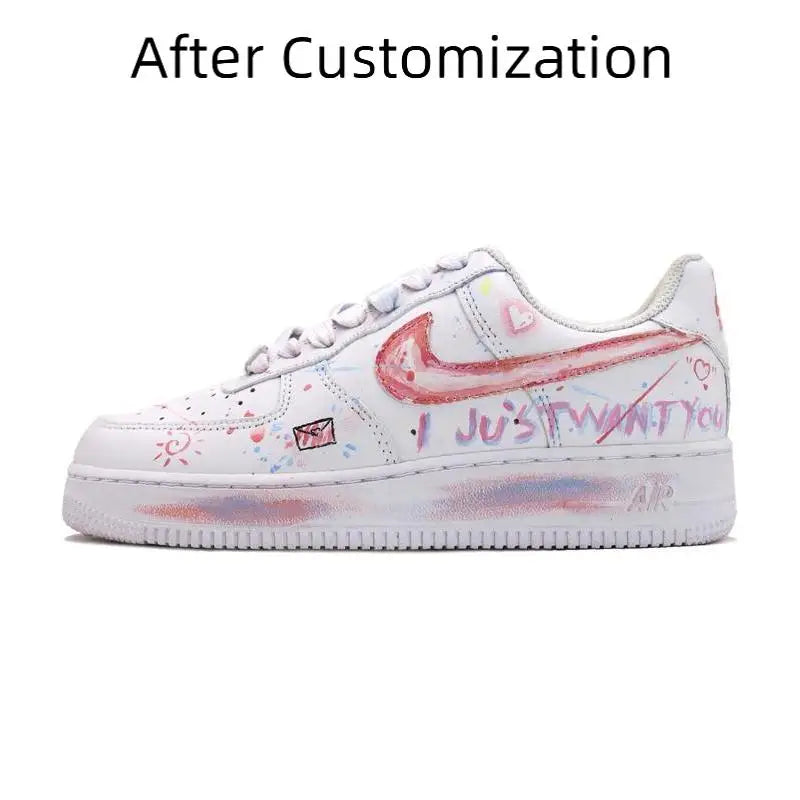 【Customize】Nike Air Force 1 Skateboarding Shoes Men Sneakers shoes CW2288-111