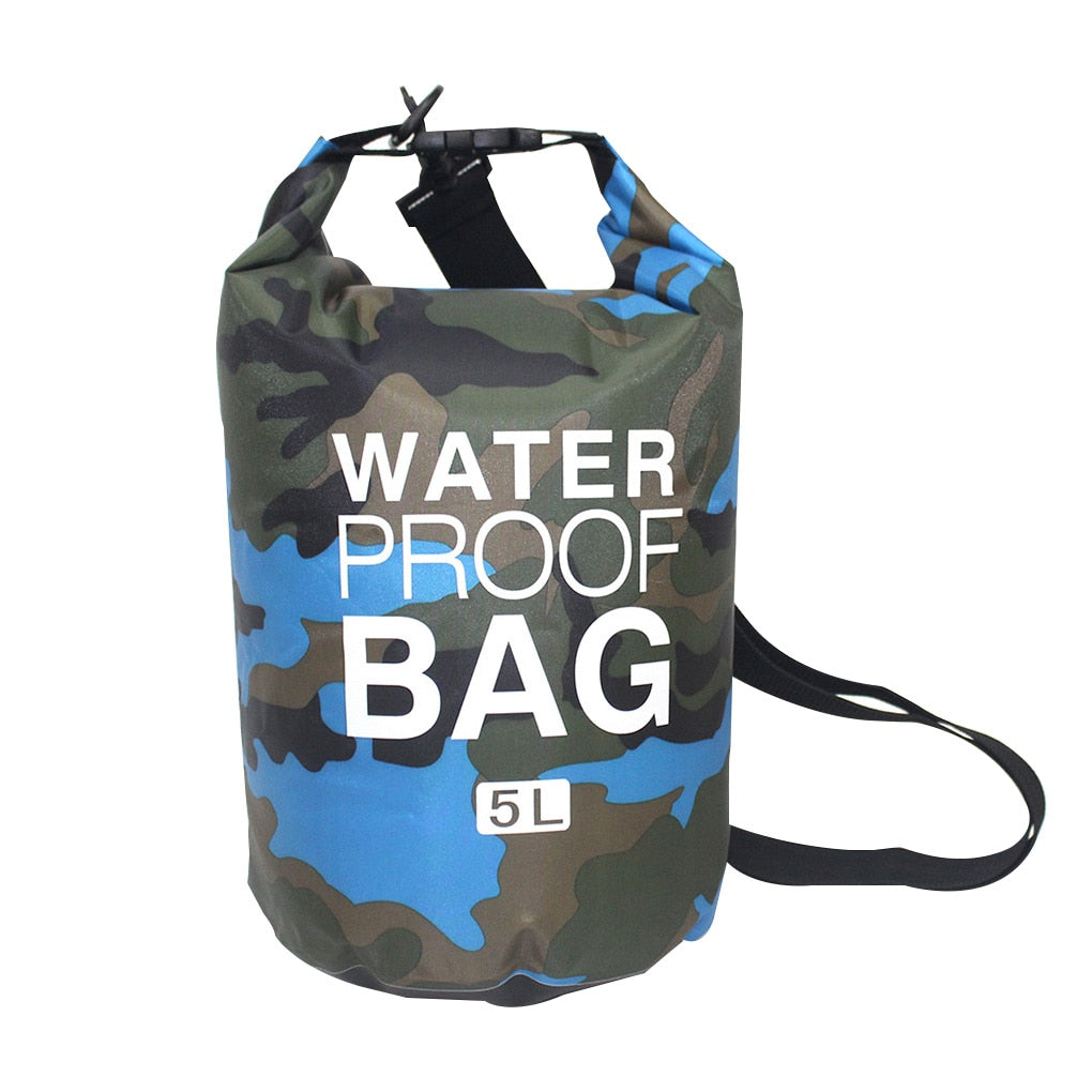 30l à prova dwaterproof água saco de natação saco seco camuflagem cores pesca barco caiaque armazenamento deriva rafting saco 2l 5l 10l 15l 20l