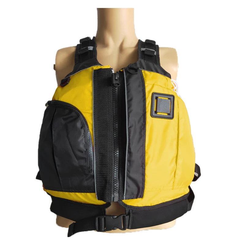 Daiseanuo-Life Jacket for Children Adults, Buoyancy Aids, PFD Kayak, Zipper Pocket, Sailing, Rafting, Sailing, Buoyancy, New, 50